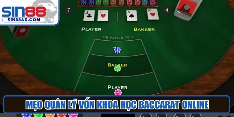 Mẹo quản lý vốn khoa học baccarat online