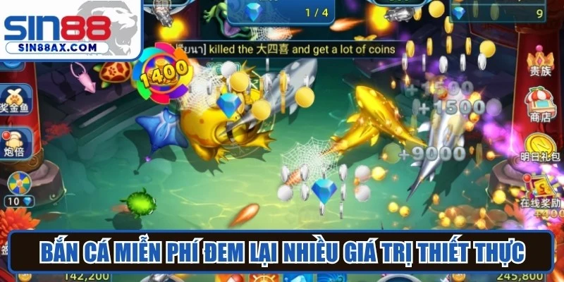 Bắn cá miễn phí đem lại nhiều giá trị thiết thực cho người trải nghiệm