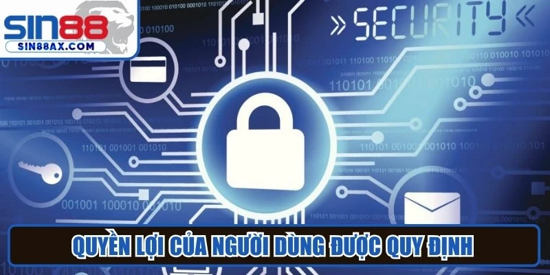 Quyền lợi của người dùng được quy định trong chính sách bảo mật