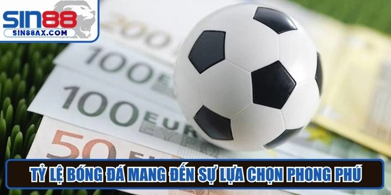 Tỷ lệ bóng đá mang đến sự lựa chọn phong phú